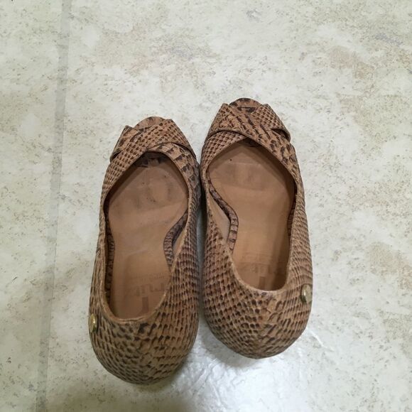 RUTZ WALK IN CORK PEEP-TOE HEELS IN PYTHON - Picture 10 of 12